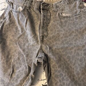 Universal Thread Leopard wide leg jeans